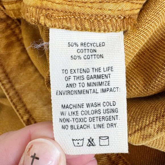 Alex Mill Parker Pant Garment Dyed Workwear Chino – Golden Ochre Mustard – 29 - Picture 7 of 13